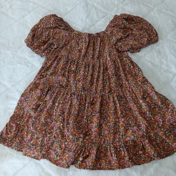 floral tunic top/dress cottagecore style - Picture 5 of 14